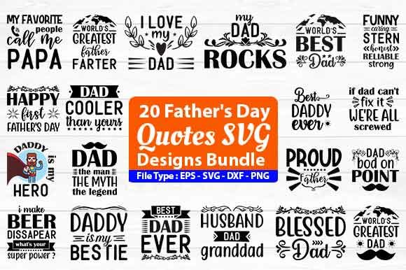 Father's Day SVG Designs Bundle