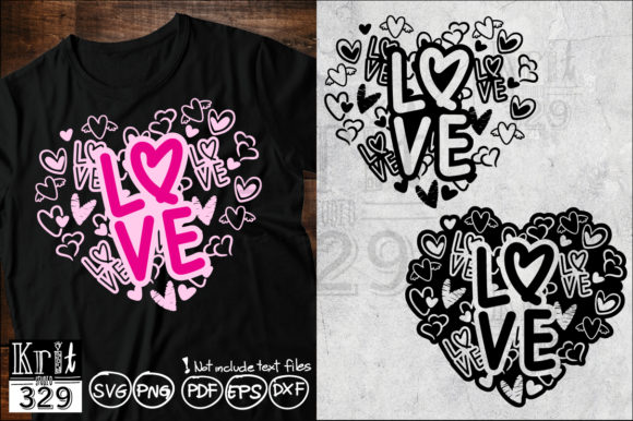 Happy Valentine s Day with Love SVG