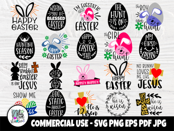 He is Risen SVG Cut File Easter Svg