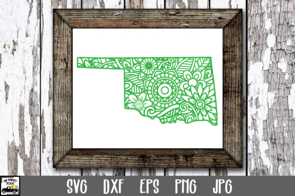 Oklahoma SVG File - Oklahoma Mandala
