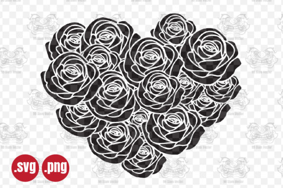 Rose SVG Flower SVG, Valentine Day