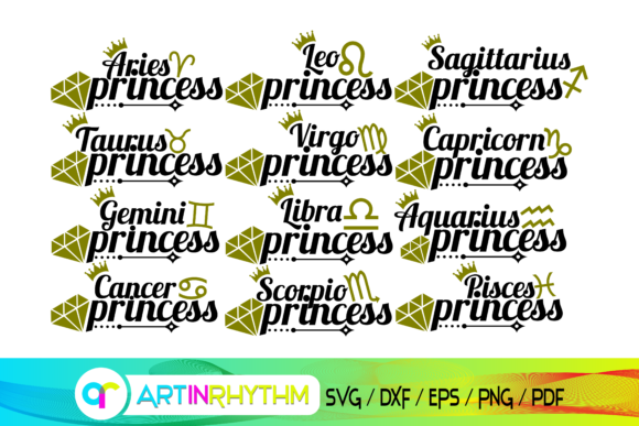 Zodiac Sign Svg, Zodiac Svg Bundle